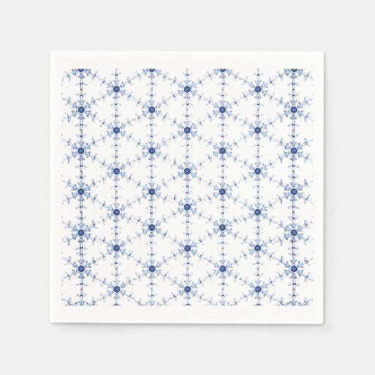 Diamant-Schneeflockenmuster Serviette (Vorderseite)