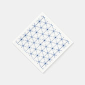 Diamant-Schneeflockenmuster Serviette (Ecke)