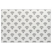 Diamant - Schwarz auf Weiß Stoff (Fat Quarter (45,7 x 55,9 cm))