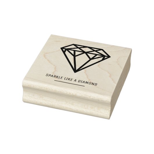 Diamant - Sparkle wie ein Diamant Gummistempel (Stempel)