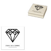 Diamant - Sparkle wie ein Diamant Gummistempel (Stempel)