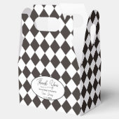 Diamant Tile Black und Weiß Geschenkschachtel (Geöffnet)