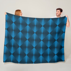 Diamant-Tile-Muster Fleecedecke