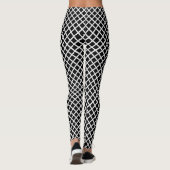 Diamant-Tile-Muster in Ihrer Farbe Leggings (Rückseite)