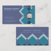 Diamant Tiles Decorator mit Logo-Visitenkarte Visitenkarte (Vorne/Hinten)