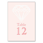 Diamant Tischnummer (Vorderseite)