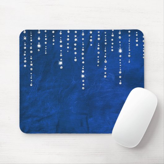Diamant-Tropfen auf Leder Mousepad (Mit Mouse)