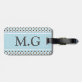 Diamant überprüft gepäckanhänger (Rückseite horizontal)