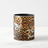 Diamant und Leopard mit Namen Tasse (Zentrum)
