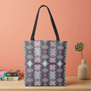 Diamant- und Oval-Symmetrie Tasche