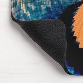 Diamant-und Pyramide-Blumenblatt-Muster V6 Mousepad (Ecke)