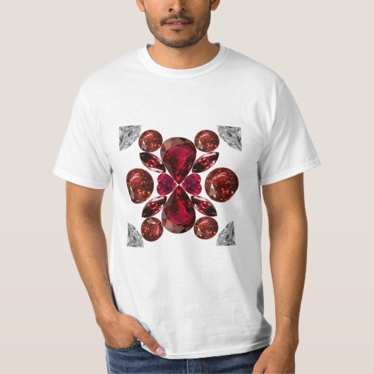Diamant und Ruby T-Shirt (Vorderseite)