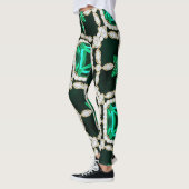 Diamant- und Smaragd-Leggings 2 Leggings (Links)