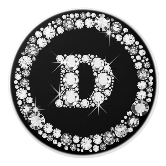 Diamant-Unendlichkeit Keramikknauf (Vorderseite)