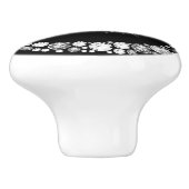 Diamant-Unendlichkeit Keramikknauf (Seitenansicht)