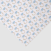 Diamant-Verlobung-Hochzeitsring Seidenpapier (Detail)