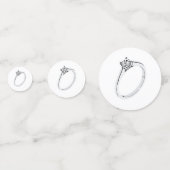Diamant-Verlobungsring Konfetti (Rückseiten)