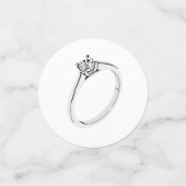 Diamant-Verlobungsring Konfetti (Klein Vorderseite)