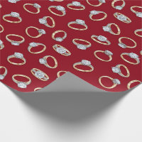 Diamant-Verlobungsring-Musterdesign