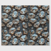 Diamant-Verpackungspapier sieht wie ein echter Dia Geschenkpapier (Flach)