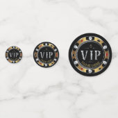 Diamant VIP Poker Chips 5-10-25 Tischkonfetti Konfetti (Rückseiten)