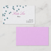 Diamant-Visitenkarte Visitenkarte (Vorne/Hinten)