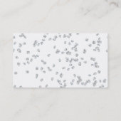 Diamant-Visitenkarten Visitenkarte (Rückseite)