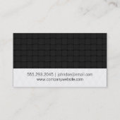 Diamant & Weave // Muster II Visitenkarte (Rückseite)