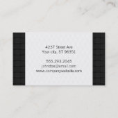 Diamant & Weave // Muster Visitenkarte (Rückseite)