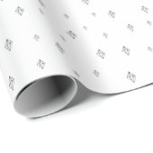 Diamant Weihnachtsmuster Wrapping Paper Geschenkpapier (Rolleneckpunkt)