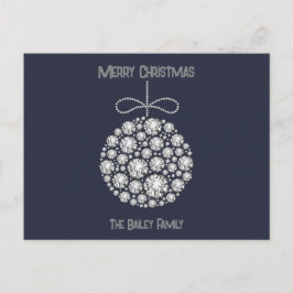 Diamant Weihnachtsschmuck Holiday Postcard Feiertagspostkarte