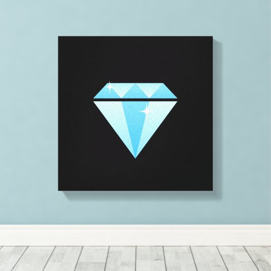 Diamant Wrapped Canvas Leinwanddruck (Insitu (Holzboden))