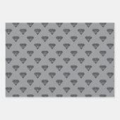 Diamant Wrapping Paper Flat Sheet Set 3 Geschenkpapier Set (Vorderseite 3)