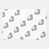 Diamant Wrapping Paper Geschenkpapier Set (Vorderseite)