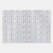 Diamant Wrapping Paper. JEDES JAHR ODER JAHR Geschenkpapier Set (Vorderseite)