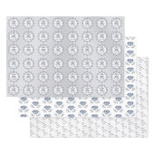 Diamant Wrapping Paper. JEDES JAHR ODER JAHR Geschenkpapier Set
