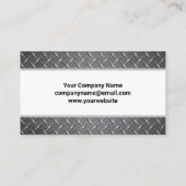 Diamantbeschichteter Stahl Visitenkarte (Rückseite)