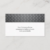 Diamantbeschichteter Stahl Visitenkarte (Rückseite)