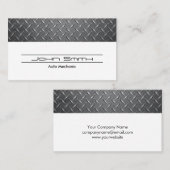 Diamantbeschichteter Stahl Visitenkarte (Vorne/Hinten)