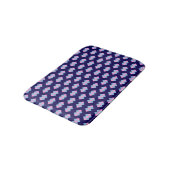 Diamantblaue Badematte (Schrägansicht)