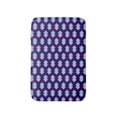 Diamantblaue Badematte (Vorderseite Vertikal)