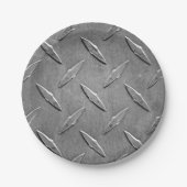 Diamantblech aus industriellem Aluminium Pappteller (Vorderseite)