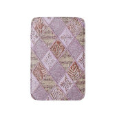 Diamantdesigns in Pinks Badematte (Vorderseite Vertikal)