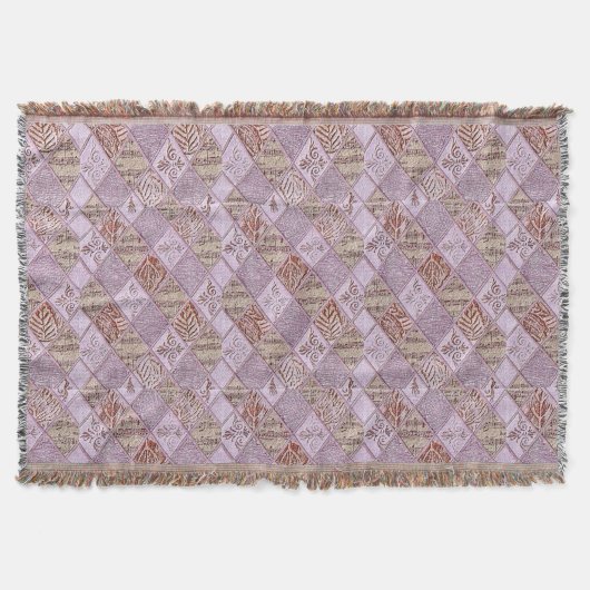 Diamantdesigns in Pinks Decke (Vorderseite)