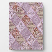 Diamantdesigns in Pinks Fotoplatte (Vorderseite)