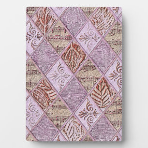 Diamantdesigns in Pinks Fotoplatte