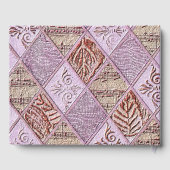 Diamantdesigns in Pinks Gästebuch (Rückseite)