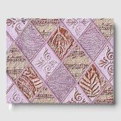 Diamantdesigns in Pinks Gästebuch (Vorderseite)