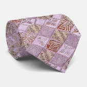 Diamantdesigns in Pinks Krawatte (Gerollt)