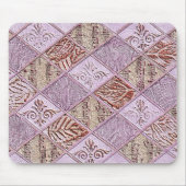 Diamantdesigns in Pinks Mousepad (Vorne)